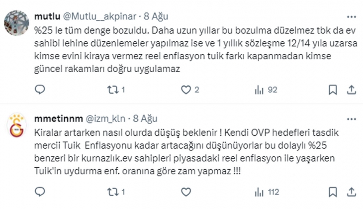 Merkez Bankası ndan kiralık ev arzında artış olabilir açıklaması: Barış Soydan, TCMB verileri açıklarsa iyi olur dedi!
