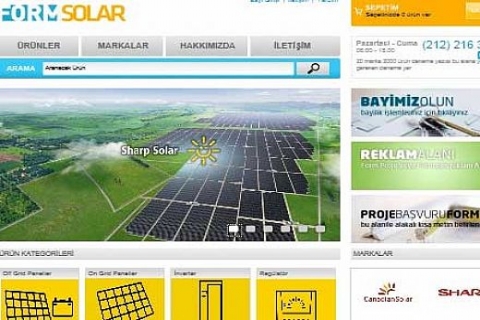 Form Temiz Enerji Sistemleri'nin yeni sitesi Formsolar.com yayında!