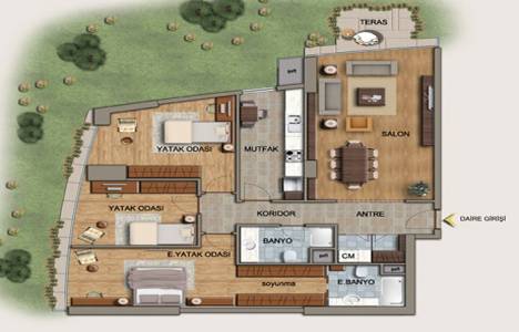  Brandium Ataşehir kat planı!