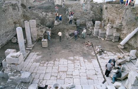 Sebastapolis Antik Kenti'nde hamam bulundu!