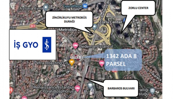İş GYO Beşiktaş'tan bina alacak! 152.5 milyon TL'ye!