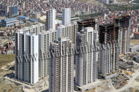  Fi Tower'da konutların havadan görüntüleri!