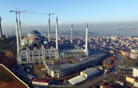 Çamlıca Camii havadan görüntülendi!