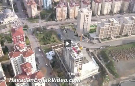 Kartal Aslı Bahçe Konutları'nın yeni havadan görüntüleri! 