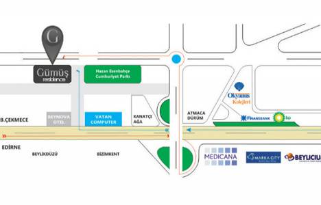 Beylikdüzü Gümüş Residence ta 2+1 daire 195 bin 500 TL !