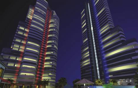  Türkmenbaşı Cam Kuleler'de 550 bin liraya 3+1!