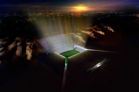  MZ Mimarlık, çölün ortasına stadyum yapacak!