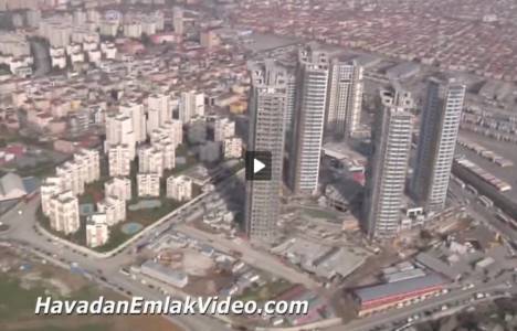 Emay İnşaat Brandium Ataşehir'in havadan görüntüleri! 