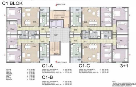 TOKİ Kayaşehir 19. Bölge kat planları!