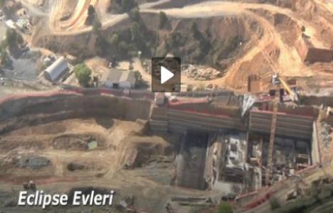  Maslak'da yer alan 4 konut projesinin havadan videosu! 