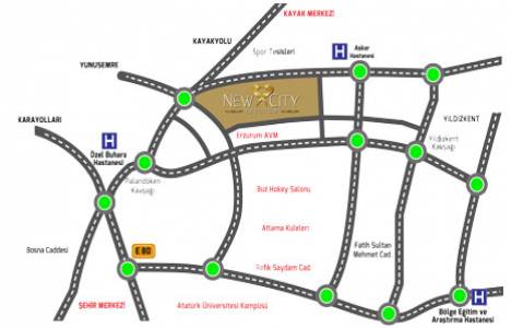 Erzurum Newcity de 80 bin liraya 2+1!