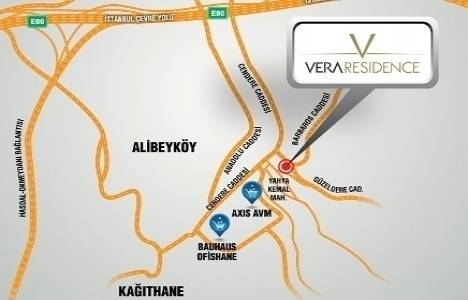 Vera Residence Kağıthane ofis fiyatları!