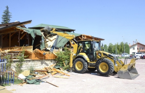 Meram'da kaçak yapılar yıkılıyor!
