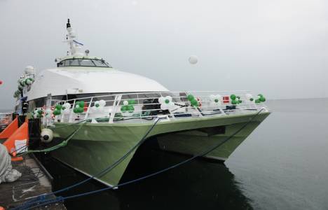 BUDO deniz otobüsü ilk İstanbul Kabataş seferini yaptı!