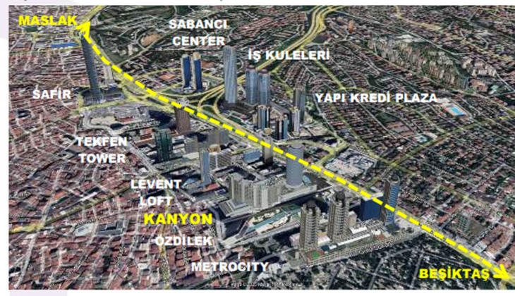 Kanyon AVM nin değeri bu yıl 4 milyar TL ye ulaştı!