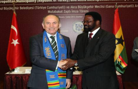  İBB ve Gana toplu konut, sağlık ve eğitimde işbirliğine gidiyor!