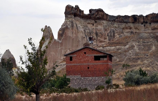 Peribacalarına beton gölgesi!