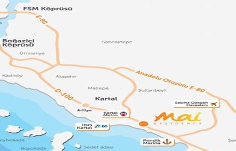Kartal Mai Rezidans nerede?