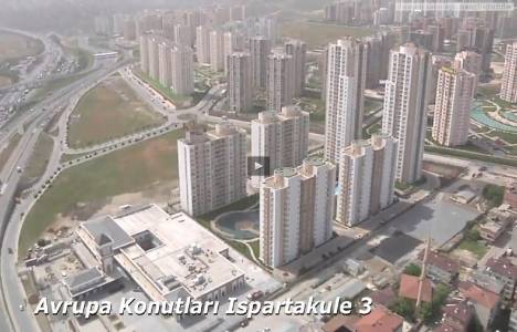 Ispartakule'de inşa edilen 8 projenin havadan videosu!