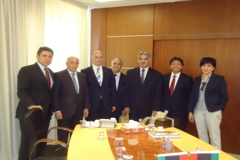  Emin Sazak Libyalı müteahhitler ile görüştü! 