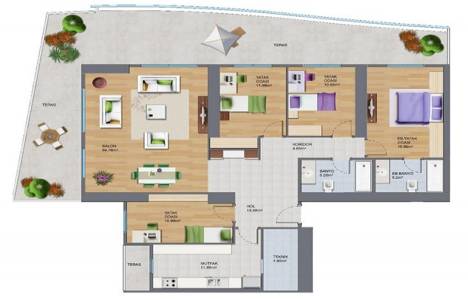  Maslak 1453 kat planı!