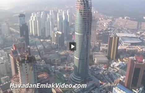 Spine Tower Maslak Evleri'nin son durumu havadan görüntülendi! 