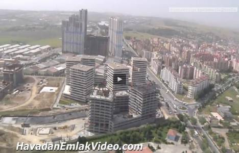 Modern Vadi Konutları'nın inşaat çalışmaları havadan görüntülendi!