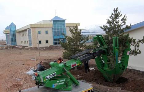 Erzurum'un yeni termal binası ağaçlandırılıyor!