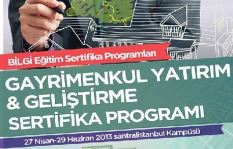 Gayrimenkul Yatırım ve Geliştirme Programı 27 Nisan’da başlıyor!