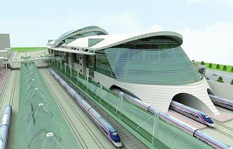 Yeni Ankara YHT Garı'nın yüzde 54'ü tamamlandı!