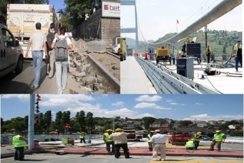  İstanbul'un her yerinde bakım onarım çalışmaları var!