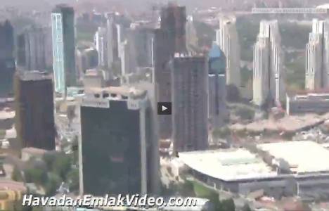Maslak Nurol Plaza'nın havadan yeni görüntüleri!