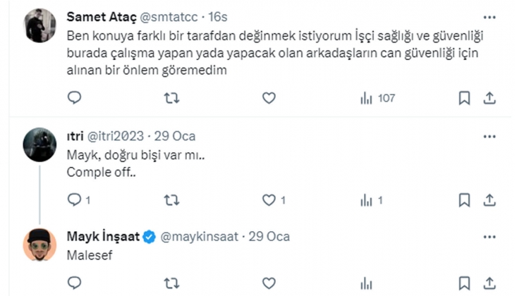 İnşaat halindeki yeni bina sosyal medyada yorum yağmuruna tutuldu! Eksikler ve hatalar şok etti!