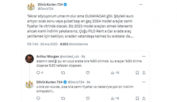Sıfır araç alacaklar acele etmeyin! 2024 te daha uyguna araba alınabilecek!