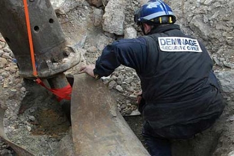 İnşaat işçileri, Marsilya'nın göbeğinde patlamamış bomba buldu!