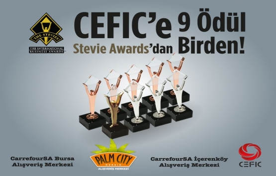 CEFIC e Stevie Adwards dan 7 ödül birden!