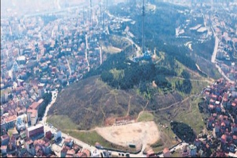  Çamlıca tepesine dikilecek caminin etrafında yerleşim yeri yok!
