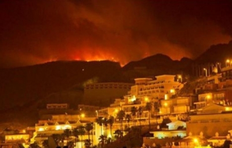  Dünya Mirası listesindeki Teide Milli Parkı'nda yangın çıktı!