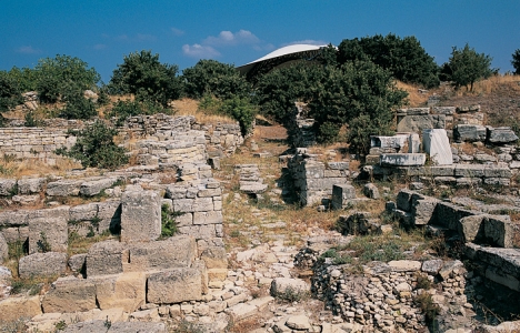  Truva Antik Kenti kazısında şehir kalıntıları ortaya çıktı! 
