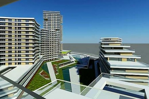 Bahçeşehir Modernvadi'de Dokunmatik 3+1 evler 3 bin 127 TL taksitle!