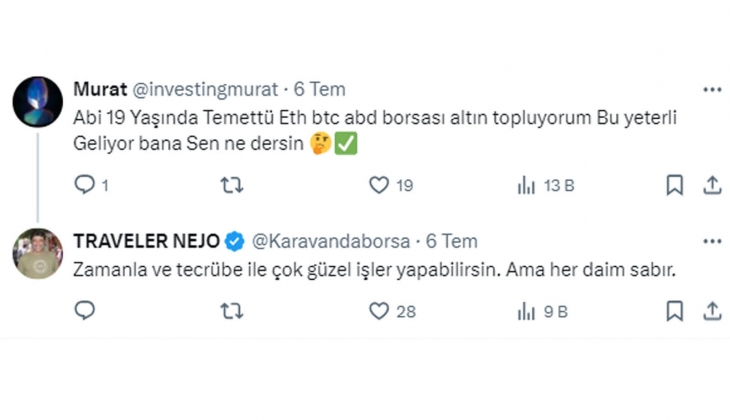 20 li yaşlarda nasıl yatırım yapılmalı? Yatırımcıdan açıklama: Hisselerden kar realizasyonu yapıp arsa yatırımı yapardım