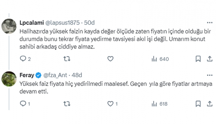 Konut mu, faiz mi tartışması bitmiyor: 3.5 milyon TL lik konut satılıp faize konsa 1 yılda 5 milyon TL olur!