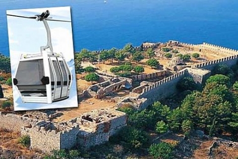 Alanya Kalesi'ne teleferik yapılacak!