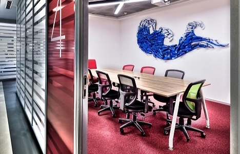 CBTE Mimarlık tan ofislere renkli tasarımlar!