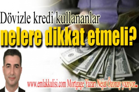 Dövizle kredi kullananlar nelere dikkat etmeli?