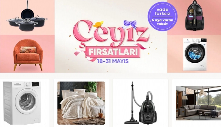 Evleneceklere müjde! Hepsiburada’da çeyiz günleri başladı! Birbirinden uygun fiyatlı çeyiz ürünleri burada…