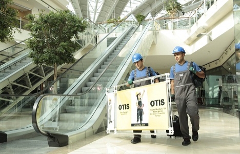 Otis asansörde yüksek standartlarda servis hizmeti sağlıyor!