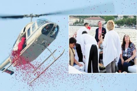  Ağaoğlu My Club Suada'da 10. yaşını kutladı, havadan 10 bin gül döküldü! 