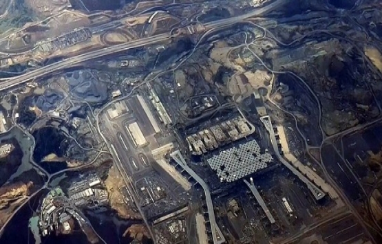 3. havalimanı tarihi sefer öncesi havadan görüntülendi!