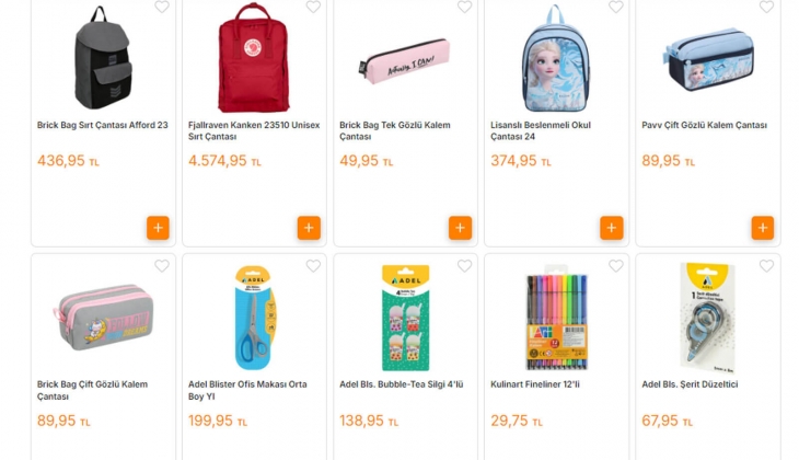 Migros ta kırtasiye ürünlerinde dev indirim! Faber Castell 12 li kuru boya 109, anaokulu çantası 189 TL!